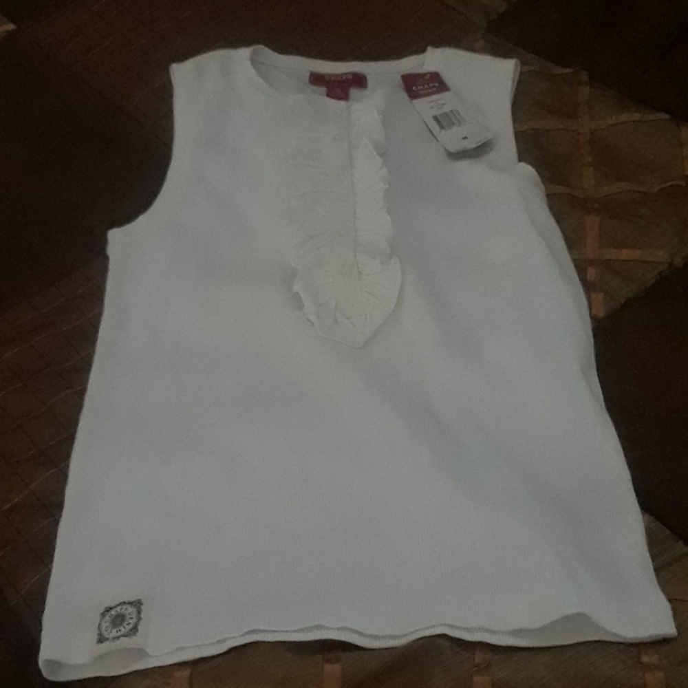 Chaps Denim white top